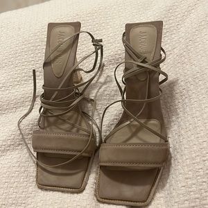 Jacquemus Les Adours Hautes Leather Sandals